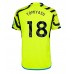 Maillot de foot Arsenal Takehiro Tomiyasu #18 Extérieur vêtements 2023-24 Manches Courtes